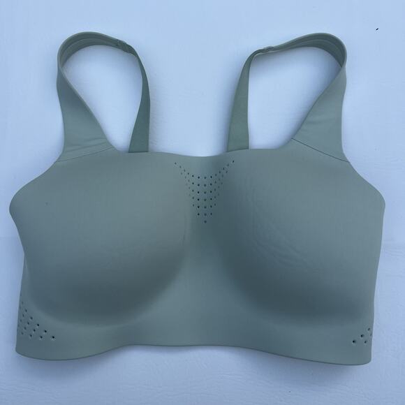 Victoria's Secret Sports Bra Size 34DD Sage Green Featherweight Max Sports Bra - Picture 4 of 8